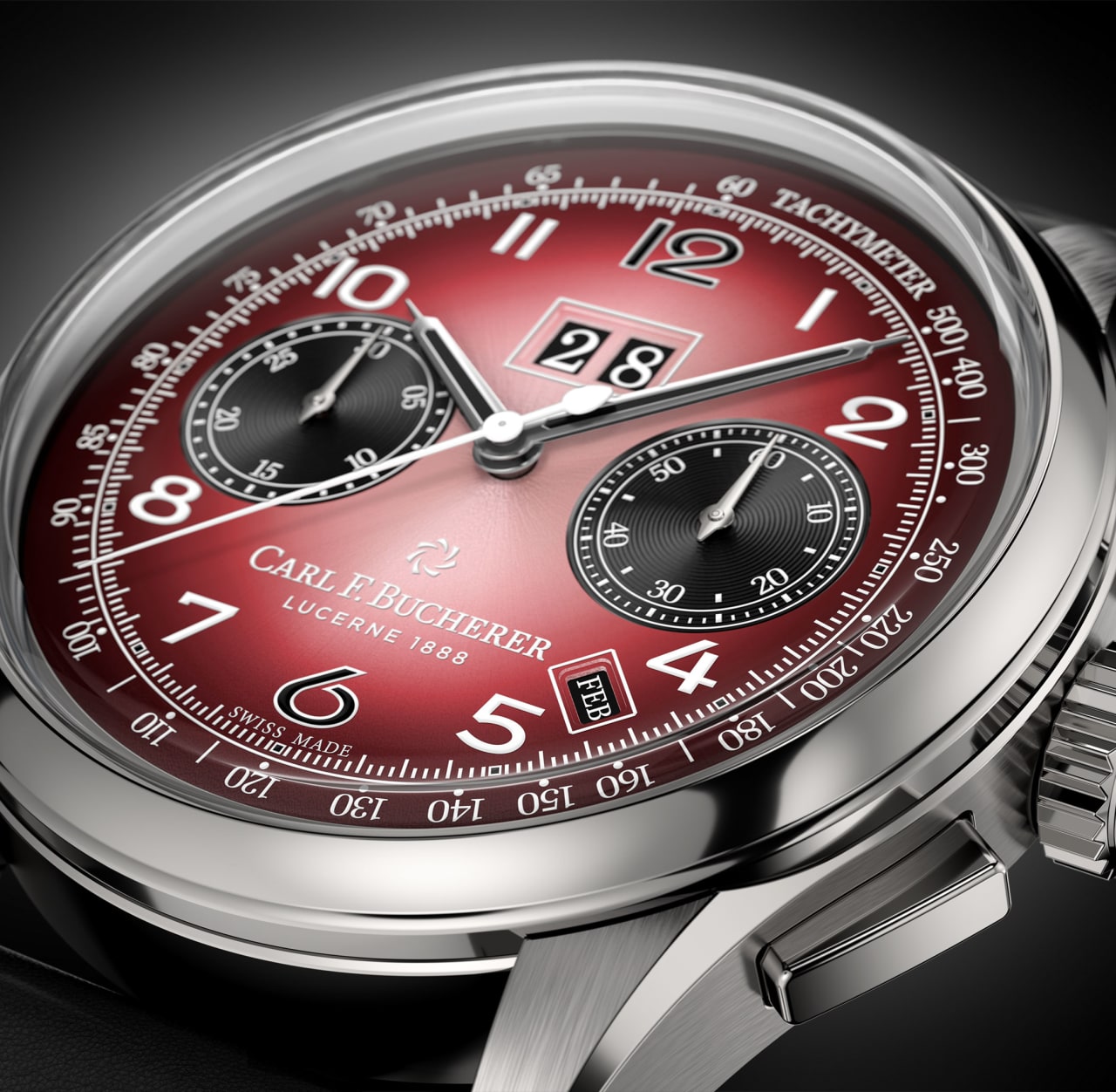 Carl F. Bucherer Chronograph Heritage Bicompax 41mm Hometown L.E. Lausanne