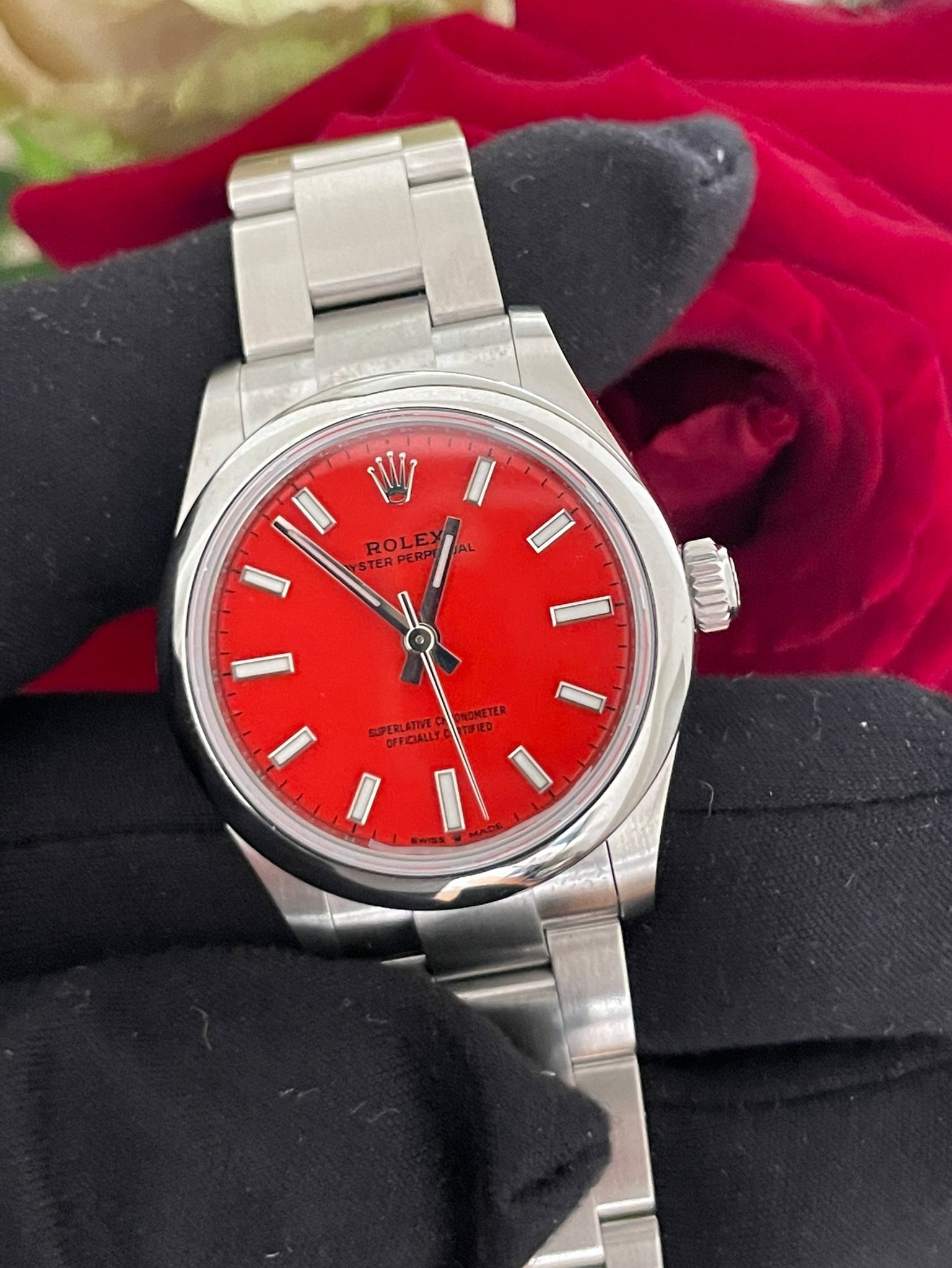 ROLEX Oyster Perpetual 31mm Red Coral