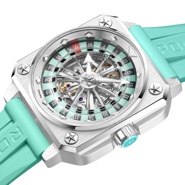 ROMAGO Roulette Master II Skeleton Automatic - RM085-0557PL-REB-6