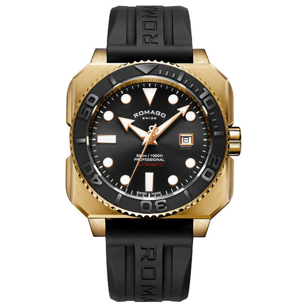 ROMAGO ProAquanaut 300 Bronze  -  RM109-BZBK Automatic 300m