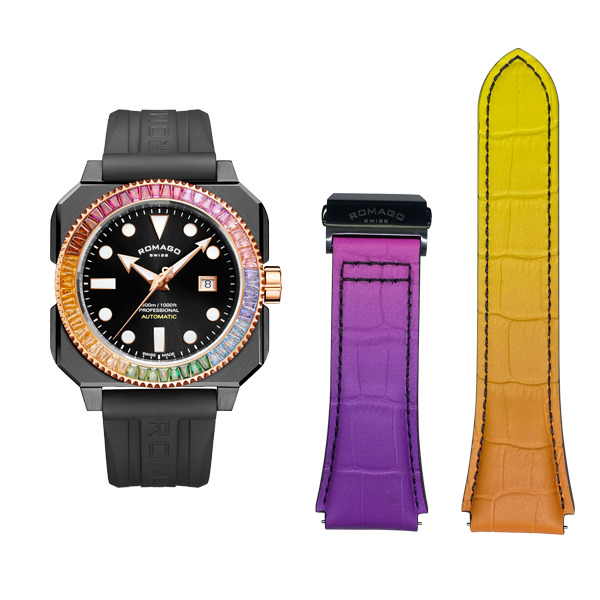 ROMAGO ProAquanaut Rainbow 300 - RM109-RBOW Automatic 300m