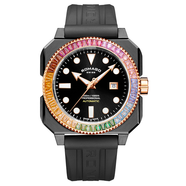 ROMAGO ProAquanaut Rainbow 300 - RM109-RBOW Automatic 300m