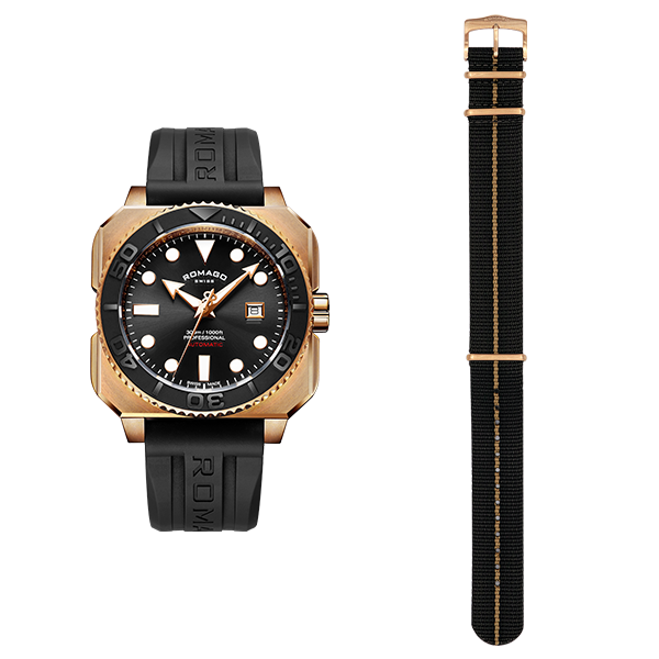 ROMAGO ProAquanaut 300 Bronze  -  RM109-BZBK Automatic 300m