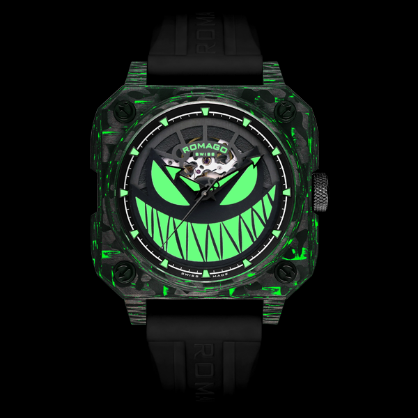 ROMAGO Luminfusion Carbon Sand/Green - RM111-GR Automatic