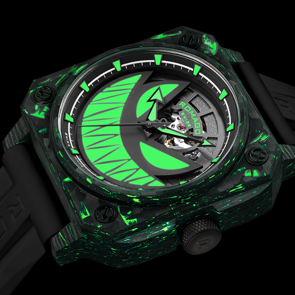 ROMAGO Luminfusion Carbon Sand/Green - RM111-GR Automatic