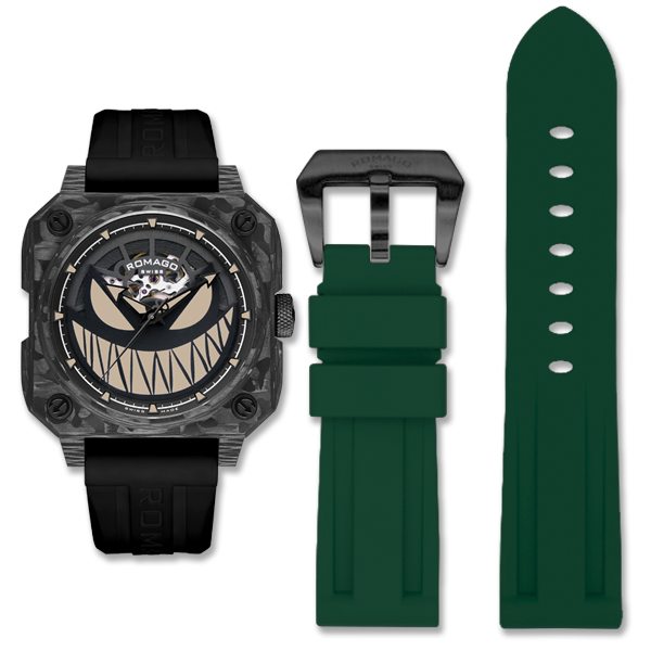 ROMAGO Luminfusion Carbon Sand/Green - RM111-GR Automatic