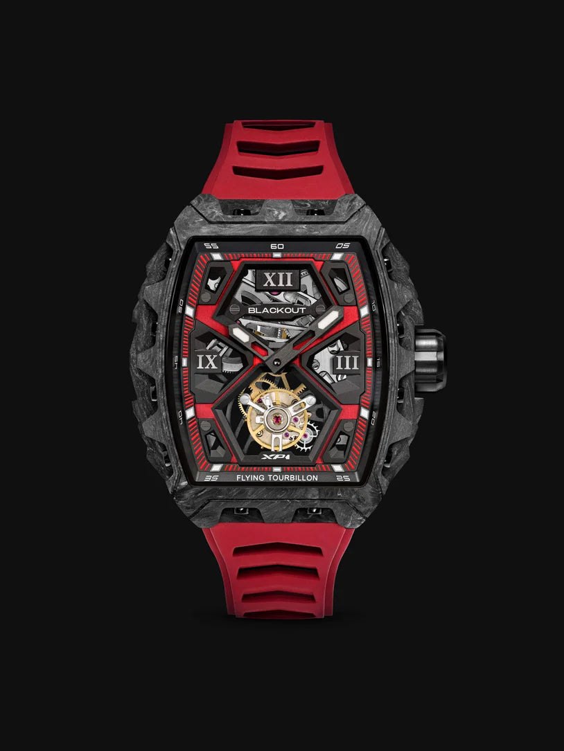 BlackOut Concept TOURBILLON XP1 Carbon Fibre RED
