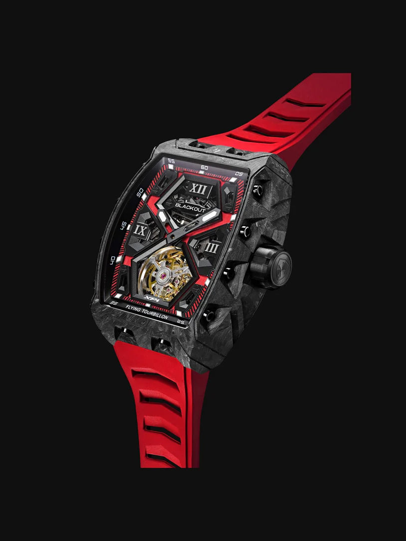 BlackOut Concept TOURBILLON XP1 Carbon Fibre RED