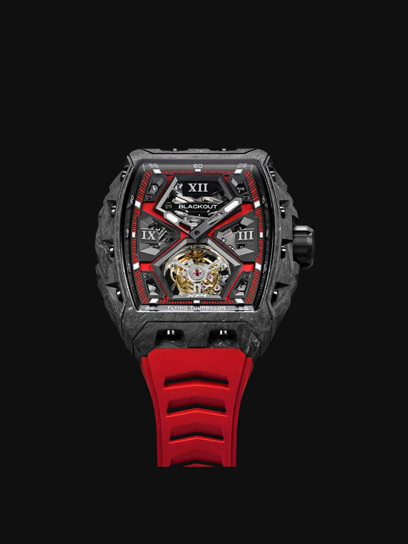 BlackOut Concept TOURBILLON XP1 Carbon Fibre RED