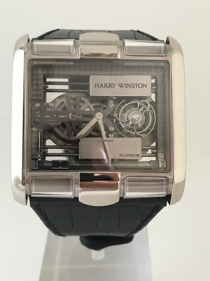 Harry Winston Avenue Glissiere Tourbillon Platinium