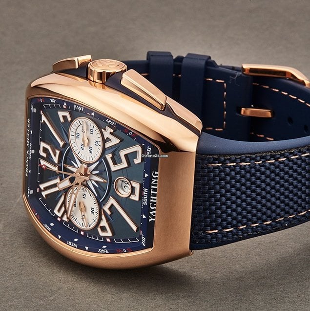 Franck Muller Vanguard Chronograph Automatic Blue Dial