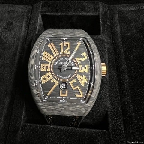 Franck Muller Vanguard Carbon Gold Dial