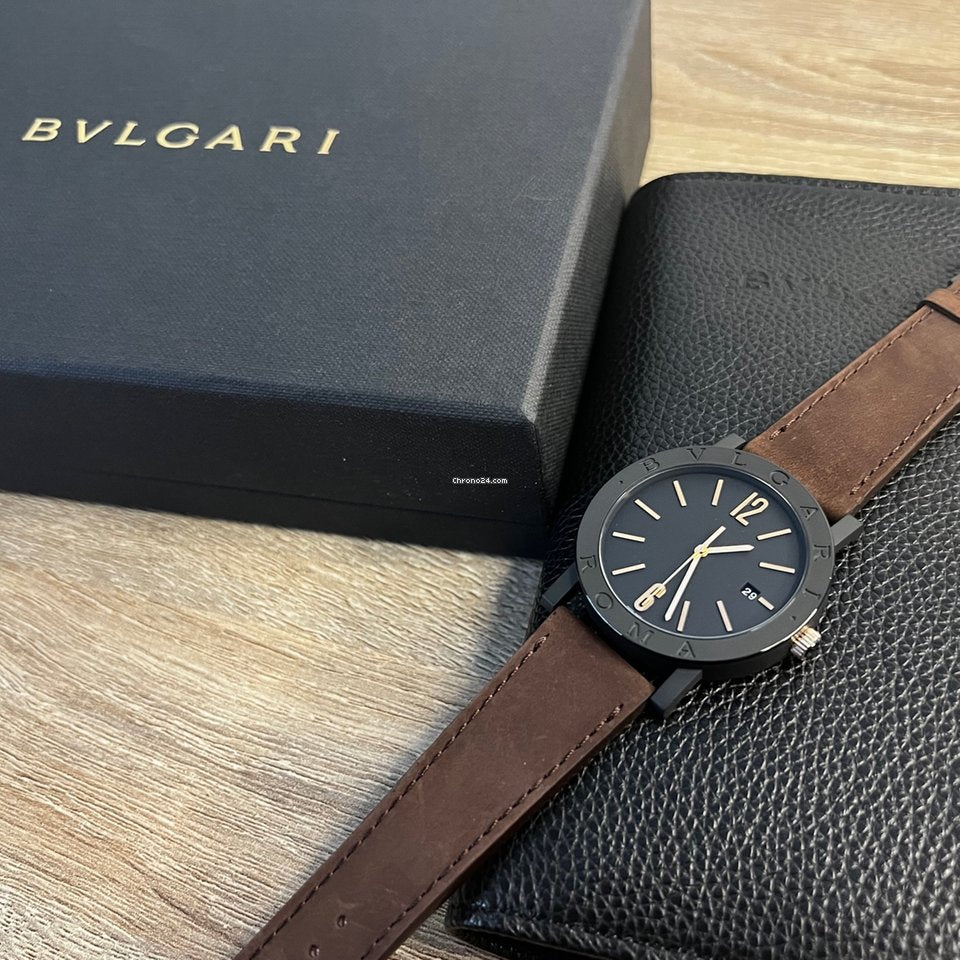 Bulgari Bulgari
                              Roma Watch Automatic Black Dial Unisex Bvlgari