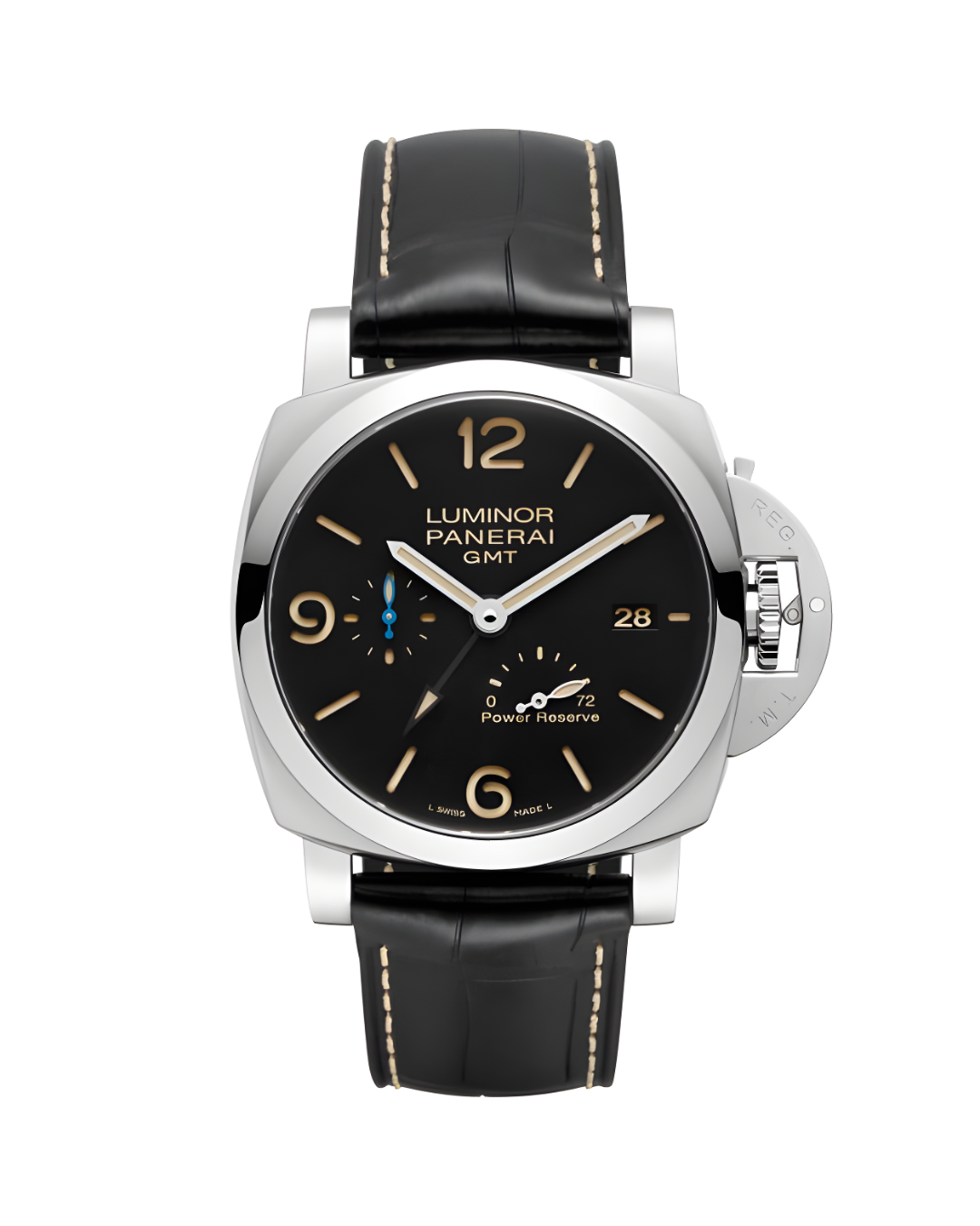 Panerai Luminor 1950 3 Days GMT Power Reserve Automatic Alpin Zeit