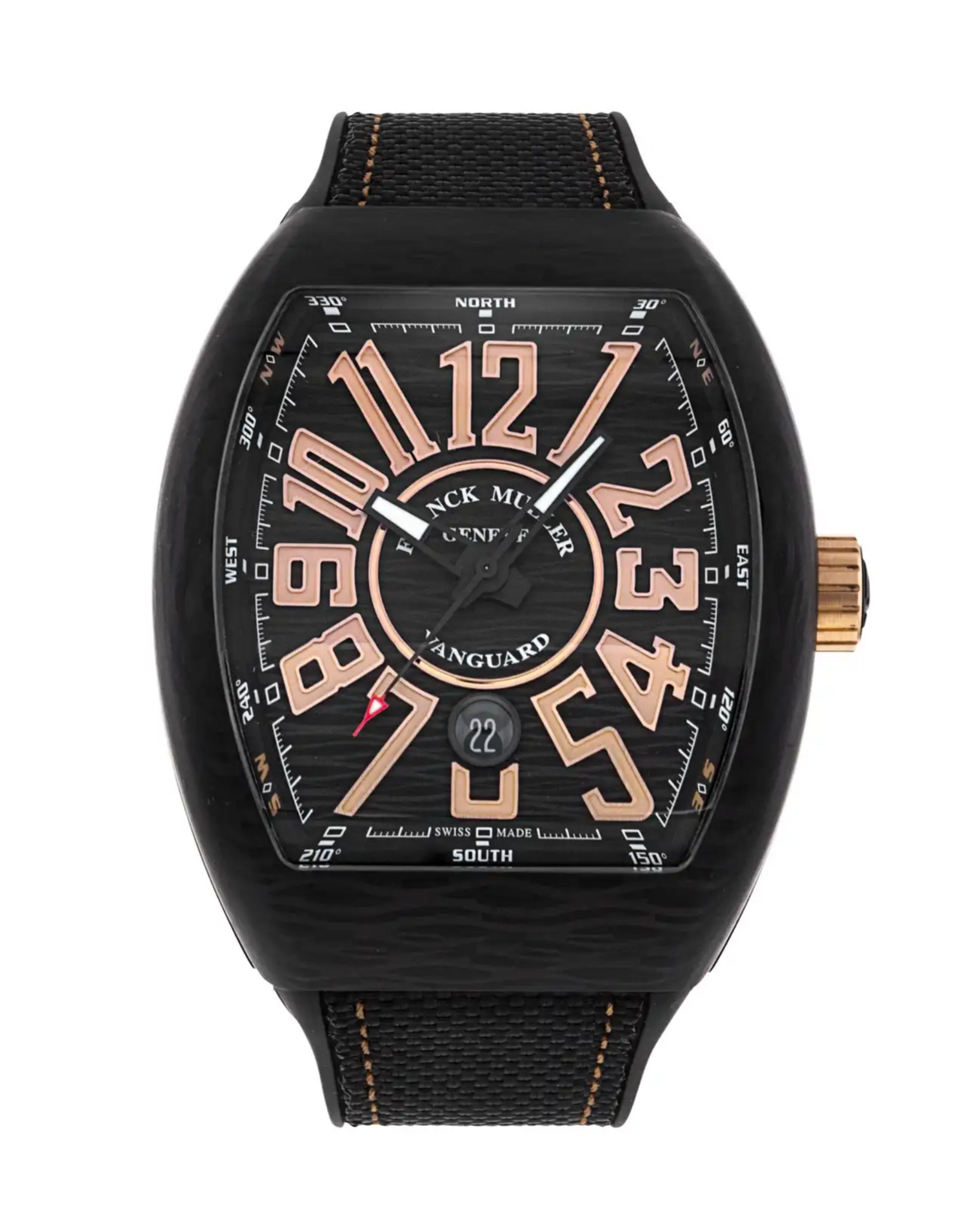 Franck Muller Vanguard Carbon Gold Dial