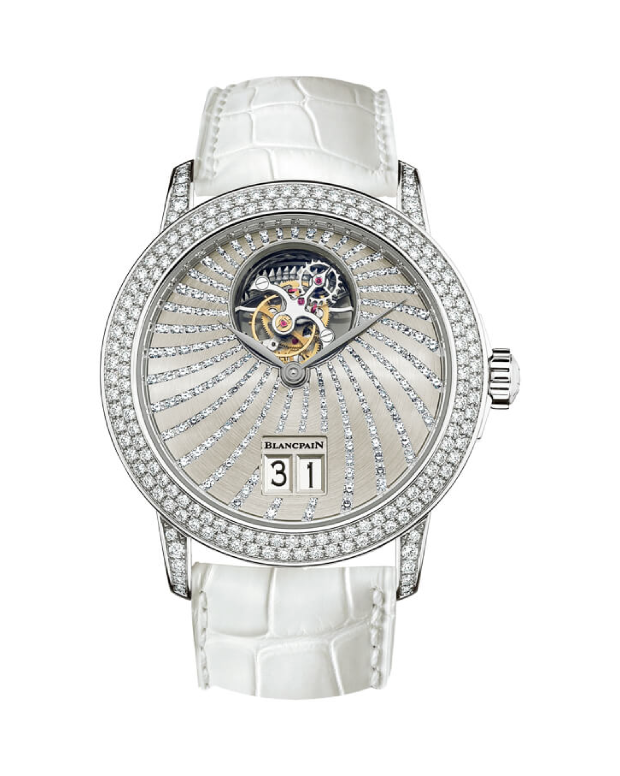 Blancpain L man Tourbillon Special Edition Diamond Alpin Zeit